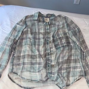 American eagle blue flannel